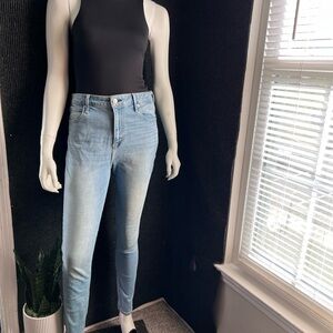 Abercrombie & Fitch High Rise Light Blue Jeans